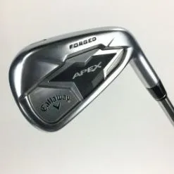 USED RIGHT HAND CALLAWAY APEX FORGED IRONS 5-PW REGULAR FLEX
