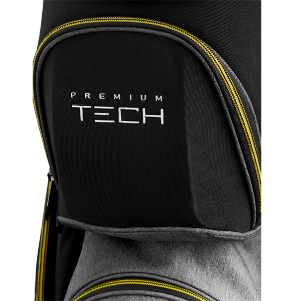 Powakaddy Premium-Tech Golf Cart Bag - Black/Yellow 6 Powakaddy Premium-Tech Golf Cart Bag - Black/Yellow - Image 4