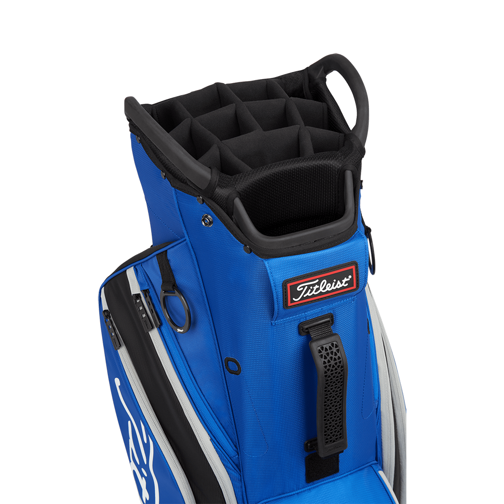 Titleist 2022 Cart 14 Lightweight Golf Bag - Royal/Black/Grey 5 Titleist 2022 Cart 14 Lightweight Golf Bag - Royal/Black/Grey - Image 3