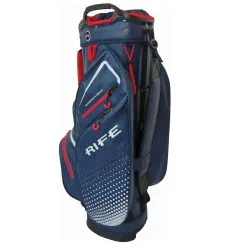 Andrew Morris Golf Rife Waterproof Golf Cart Bag - Navy/Red -Golf Clubs Elegant shop Rife Waterproof Cart Bag nvy 4