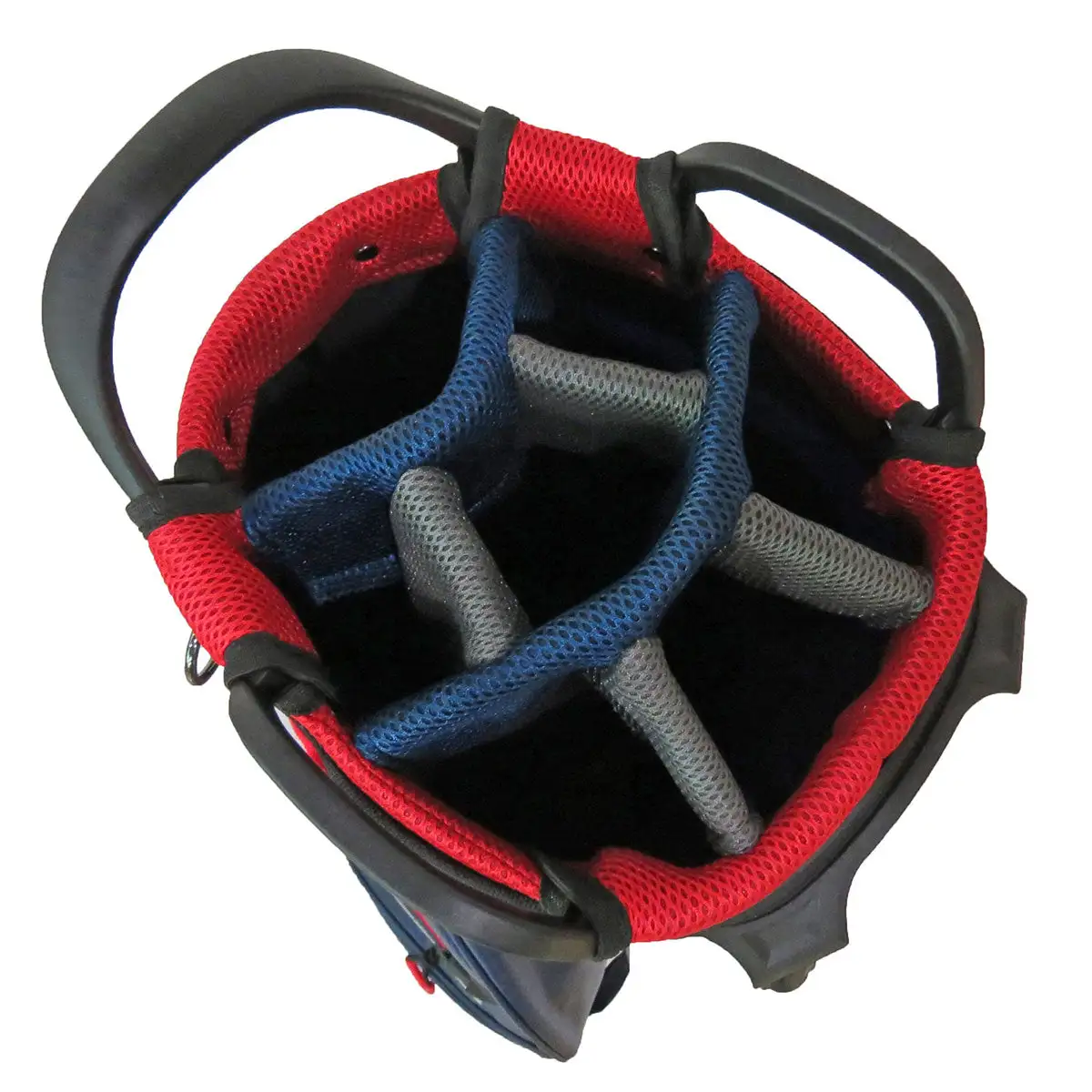 Andrew Morris Golf Rife Waterproof Golf Stand Bag - Navy/Red 4 Andrew Morris Golf Rife Waterproof Golf Stand Bag - Navy/Red - Image 2