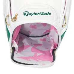 Taylormade 2022 Major Season Opener Golf Tour Staff Bag - White/Green -Golf Clubs Elegant shop TM masters 2022 golf staff bag 6
