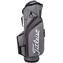 Titleist 2022 Cart 14 Lightweight Golf Cart Bag - Charcoal/Grey/Black -Golf Clubs Elegant shop Titleist Cart 14 Lightweight Golf Bag grey blk 3