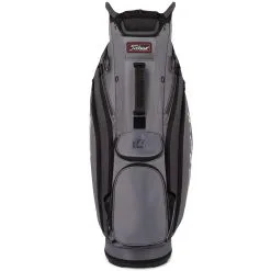 Titleist 2022 Cart 14 Lightweight Golf Cart Bag - Charcoal/Grey/Black -Golf Clubs Elegant shop Titleist Cart 14 Lightweight Golf Bag grey blk 4