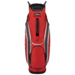 Titleist 2022 Cart 14 Lightweight Golf Cart Bag - Red/Grey/Graphite -Golf Clubs Elegant shop Titleist Cart 14 Lightweight Golf Bag red grey 3
