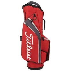 Titleist 2022 Cart 14 Lightweight Golf Cart Bag - Red/Grey/Graphite -Golf Clubs Elegant shop Titleist Cart 14 Lightweight Golf Bag red grey 4