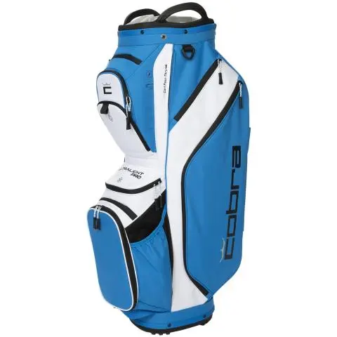 COBRA Ultralight Pro Cart Golf Bag - Electric Blue / White 3 COBRA Ultralight Pro Cart Golf Bag - Electric Blue / White