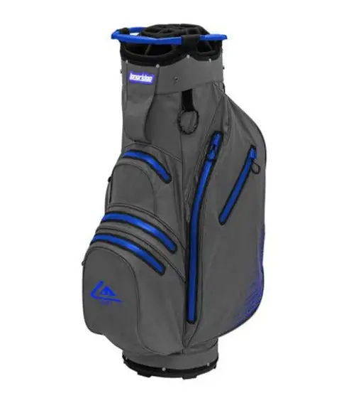 Longridge AQUA 2 Waterproof Golf Cart Bag - Grey/Blue 3 Longridge AQUA 2 Waterproof Golf Cart Bag - Grey/Blue