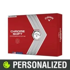 2023 Callaway Chrome Soft Personalized White Golf Balls