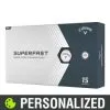 2023 Callaway Superfast Personalized White Golf Balls - 15-Pack -Golf Clubs Elegant shop balls 2022 superfast 15pk 2 1 2