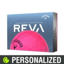 2023 Callaway REVA Personalized Pink Golf Balls