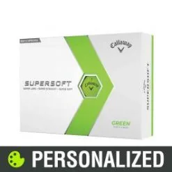 2023 Callaway Supersoft Personalized Green Golf Balls