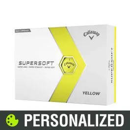 2023 Callaway Supersoft Personalized Yellow Golf Balls 3 2023 Callaway Supersoft Personalized Yellow Golf Balls