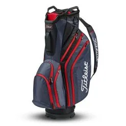 Titleist Cart 14 Lightweight Golf Cart Bag - Charcoal/Black/Red