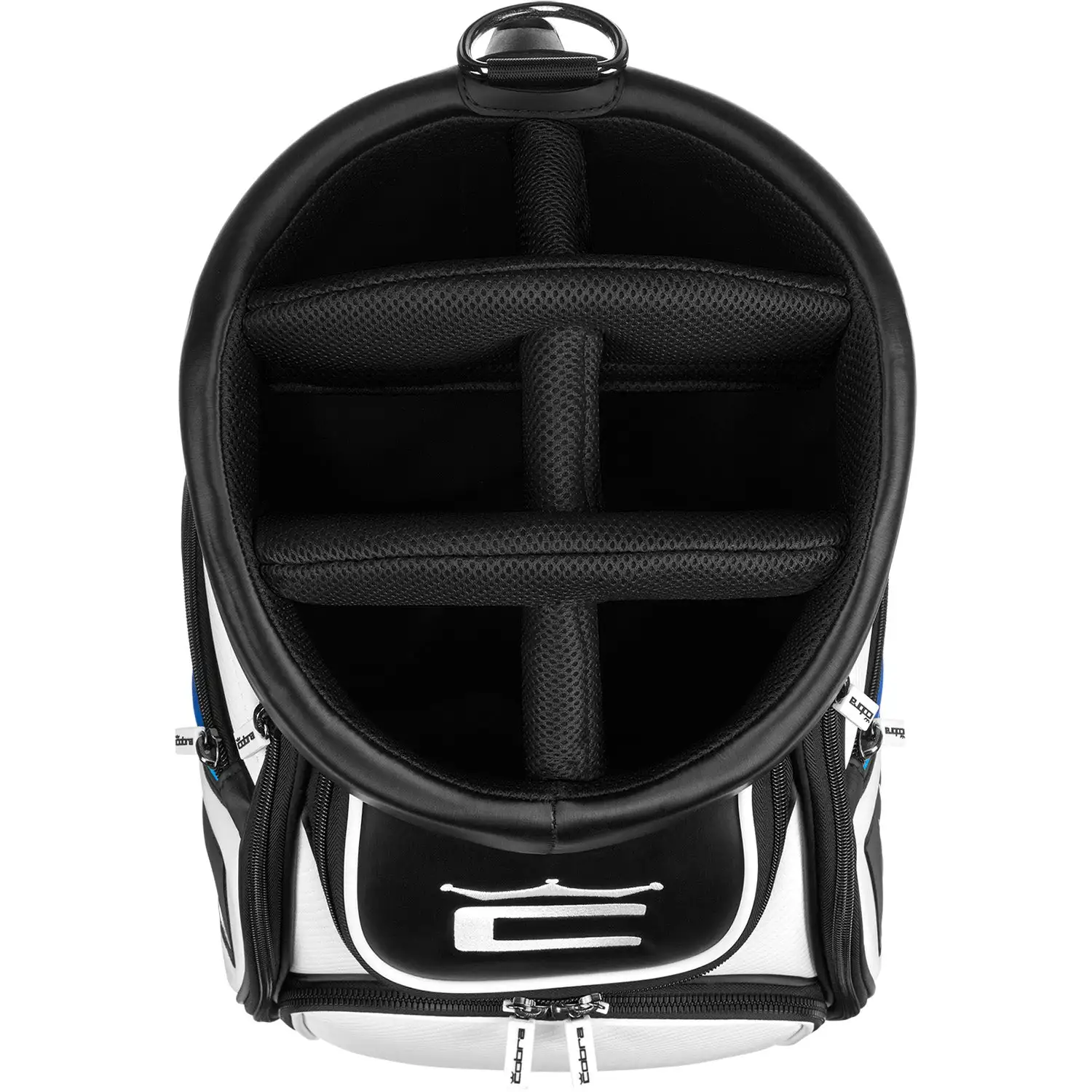 Cobra Aerojet Golf Tour Staff Bag - White/Black/Blue 4 Cobra Aerojet Golf Tour Staff Bag - White/Black/Blue - Image 2
