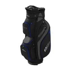 Powakaddy DLX-Lite Golf Cart Bag - Black/Titanium/Blue