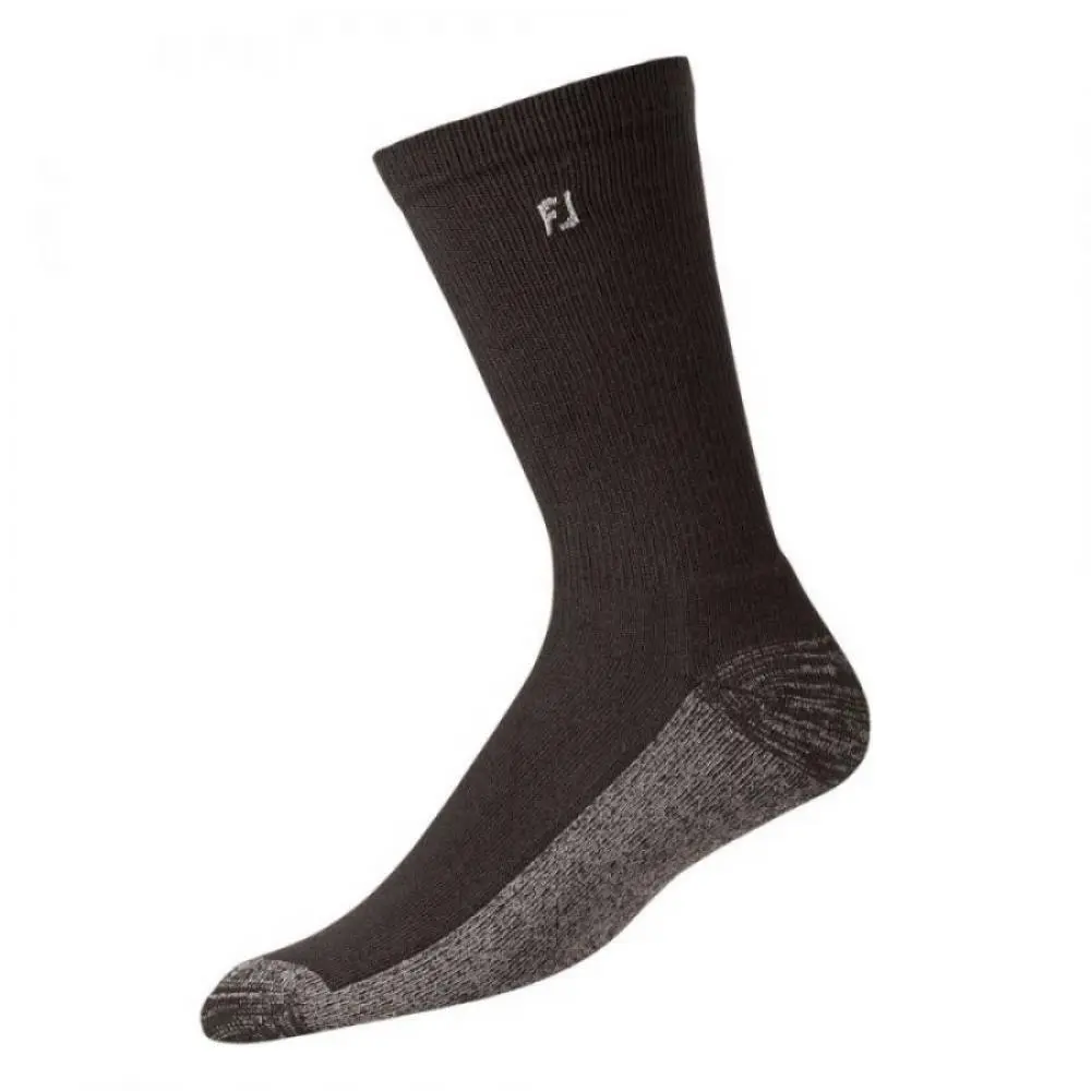 Footjoy ProDry Crew Golf Socks Black 3 Footjoy ProDry Crew Golf Socks Black