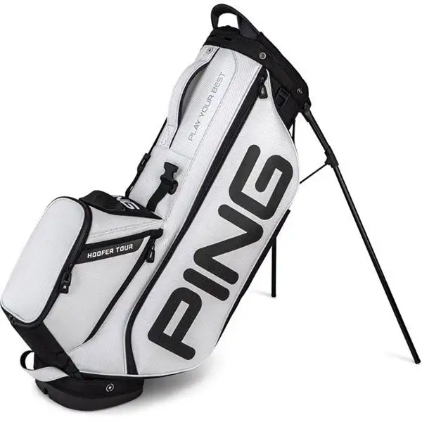 Ping Hoofer Tour Staff Golf Stand Bag - Black/White - Limited Edition 3 Ping Hoofer Tour Staff Golf Stand Bag - Black/White - Limited Edition