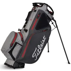 Titleist Hybrid 14 Stadry Golf Stand Bag - Charcoal/Grey/Red