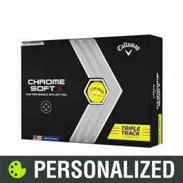 2023 Callaway Chrome Soft X Triple Track Personalized Yellow Golf Balls -Golf Clubs Elegant shop md uqmmnkimlzh312rt