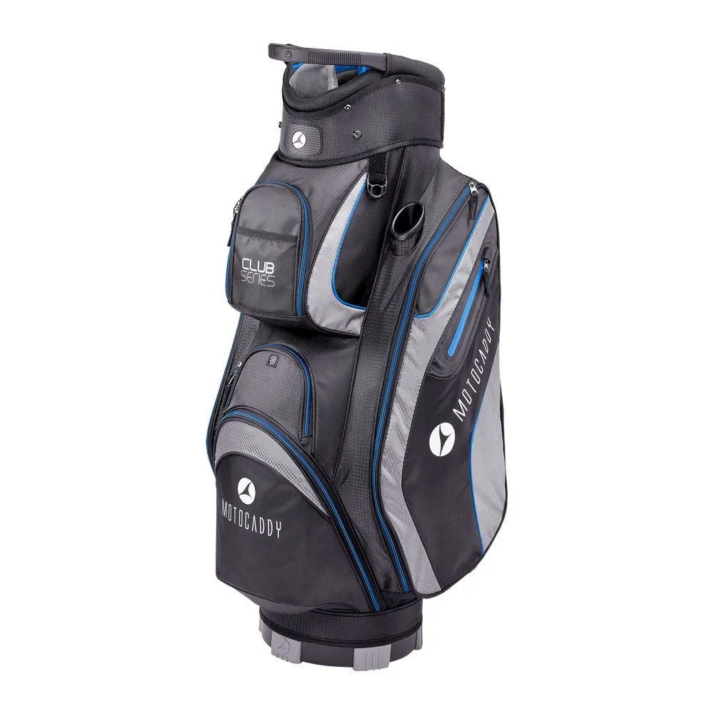 Motocaddy Club Series Golf Cart Bag - Black/Blue 3 Motocaddy Club Series Golf Cart Bag - Black/Blue