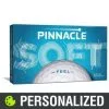 Pinnacle Soft Personalized White Golf Balls -Golf Clubs Elegant shop pinnacle soft 15 wht a 04598