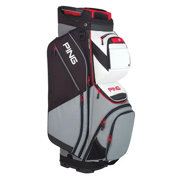 Ping Traverse Golf Cart Bag - Black/White/Red 3 Ping Traverse Golf Cart Bag - Black/White/Red