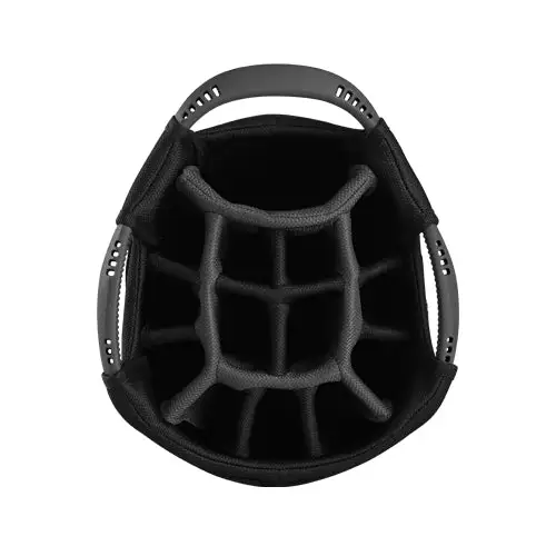 Powakaddy Premium-Edition Golf Cart Bag - Black/Grey/Red 4 Powakaddy Premium-Edition Golf Cart Bag - Black/Grey/Red - Image 2