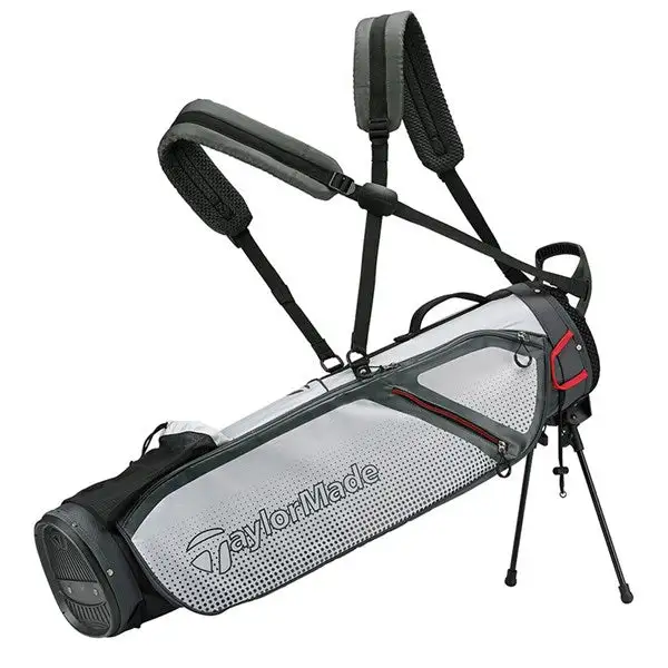 Taylormade Quiver Pencil Golf Bag - Grey/White 3 Taylormade Quiver Pencil Golf Bag - Grey/White