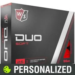 2023 Wilson Staff Duo Soft Personalized Red Golf Balls 3 2023 Wilson Staff Duo Soft Personalized Red Golf Balls