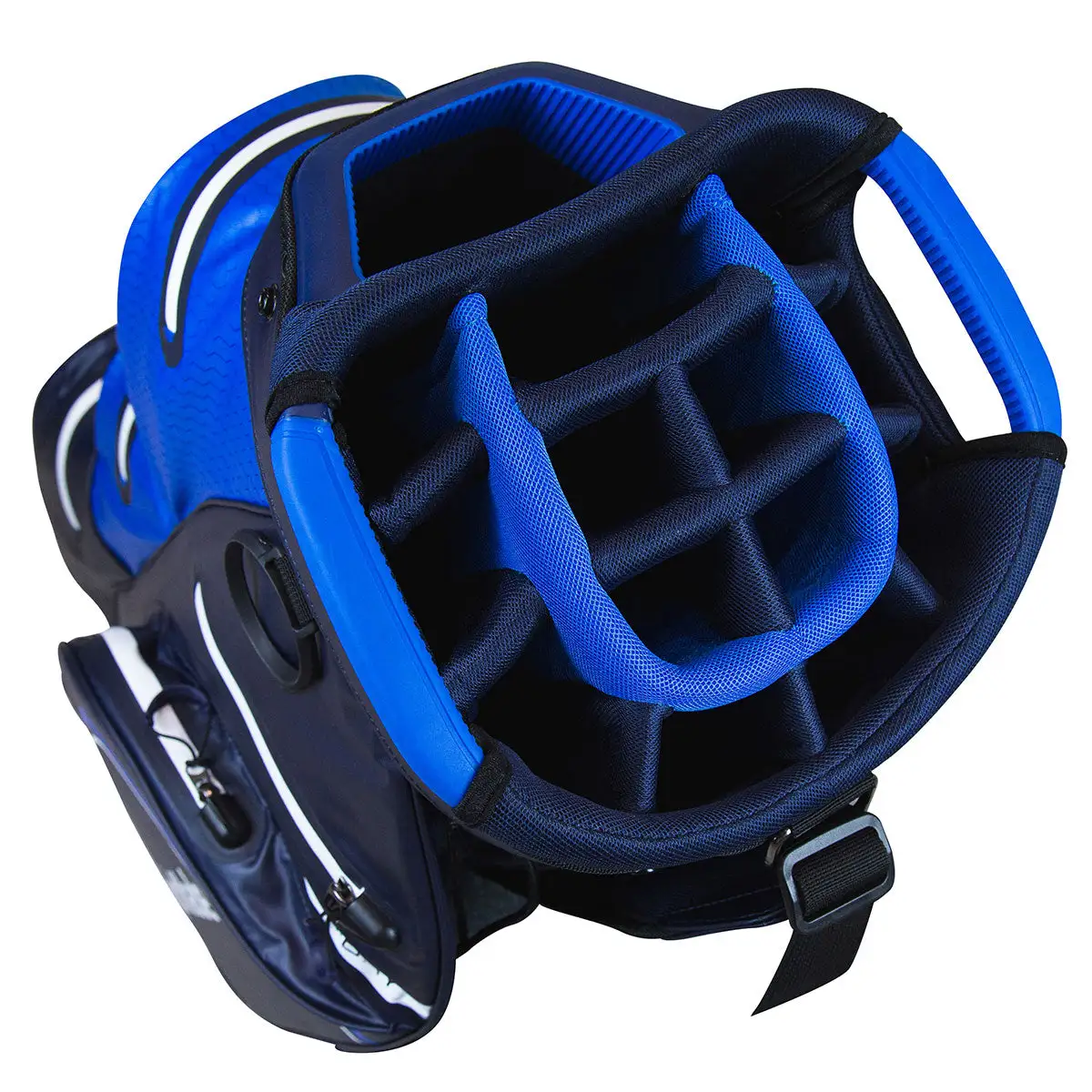 Taylormade 2021 StormDry Waterproof Golf Cart Bag - Navy/Blue 4 Taylormade 2021 StormDry Waterproof Golf Cart Bag - Navy/Blue - Image 2