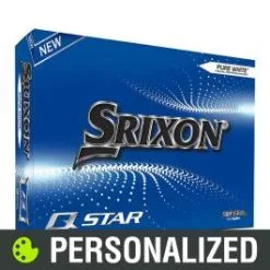 2023 Srixon Q-Star 6 Personalized White Golf Balls