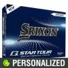 2023 Srixon Q-Star Tour 4 Personalized White Golf Balls -Golf Clubs Elegant shop sx22 balls q star tour pure white 1