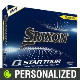 2023 Srixon Q-Star Tour 4 Personalized Yellow Golf Balls 3 2023 Srixon Q-Star Tour 4 Personalized Yellow Golf Balls