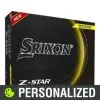 2023 Srixon Z-Star 8 Personalized Yellow Golf Balls