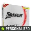 2023 Srixon Z-Star XV 8 Personalized Yellow Golf Balls -Golf Clubs Elegant shop sx23 balls zstr8 xv tour yellow 1