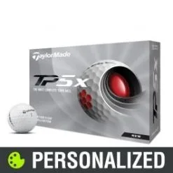 TaylorMade TP5x Personalized White Golf Balls