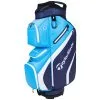 Taylormade 2021 Deluxe Golf Cart Bag - Blue/Navy -Golf Clubs Elegant shop taylormade deluxe cart bag blue navy 1