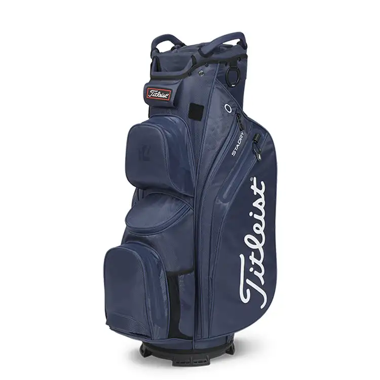 Titleist 2023 Cart 14 Stadry Golf Cart Bag - Navy 3 Titleist 2023 Cart 14 Stadry Golf Cart Bag - Navy