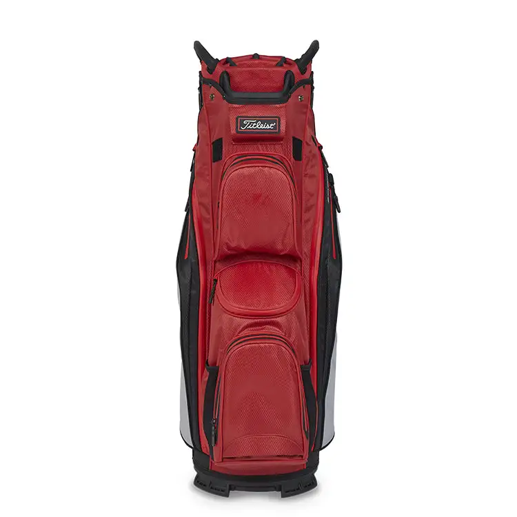 Titleist 2023 Cart 14 Stadry Golf Cart Bag - Red/Grey/Black 5 Titleist 2023 Cart 14 Stadry Golf Cart Bag - Red/Grey/Black - Image 3