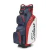 Titleist 2023 Cart 14 Stadry Golf Cart Bag - Navy/Red/White -Golf Clubs Elegant shop titleist cart14 stadry red navy white 1