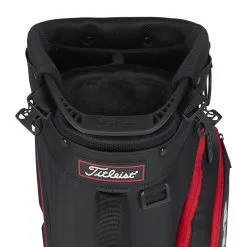 Titleist 2023 Players 4 Golf Stand Bag - Black/Black/Red 6 Titleist 2023 Players 4 Golf Stand Bag - Black/Black/Red -Golf Clubs Elegant shop titleist players 4 golf bag black red 3