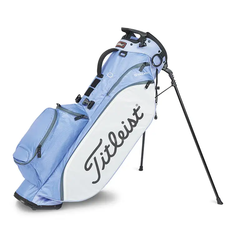 Titleist 2023 Players 4 Stadry Golf Stand Bag - Orchid/White/Iris 3 Titleist 2023 Players 4 Stadry Golf Stand Bag - Orchid/White/Iris