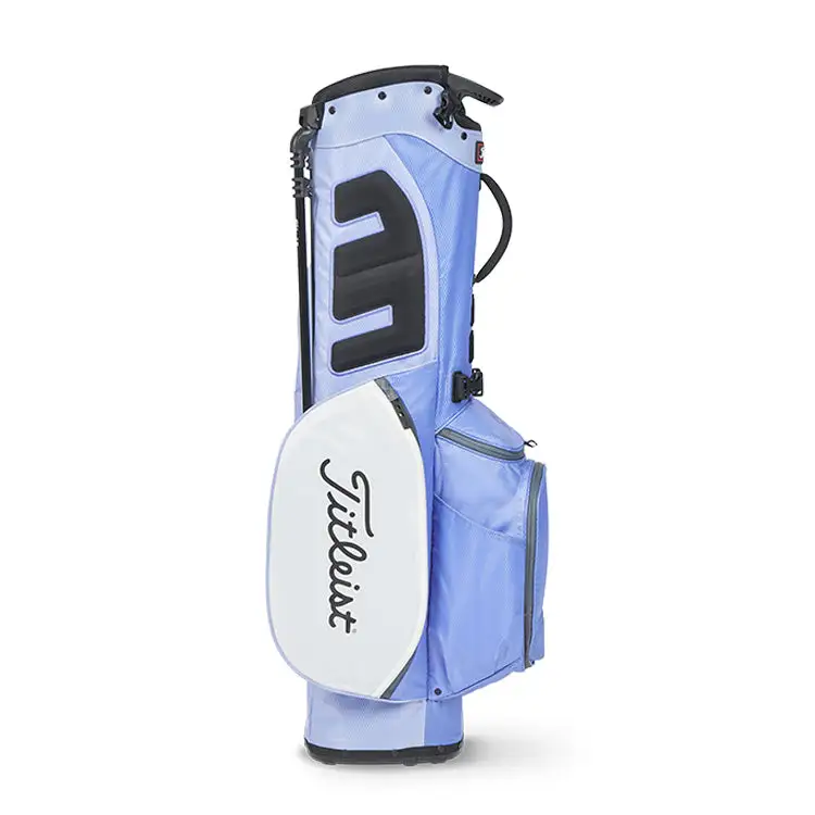 Titleist 2023 Players 4 Stadry Golf Stand Bag - Orchid/White/Iris 4 Titleist 2023 Players 4 Stadry Golf Stand Bag - Orchid/White/Iris - Image 2