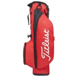 Titleist Players 4 Golf Stand Bag - Red/Black -Golf Clubs Elegant shop titleist players4 stand red blk 3