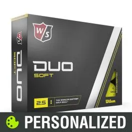 2023 Wilson Staff Duo Soft Personalized Yellow Golf Balls 3 2023 Wilson Staff Duo Soft Personalized Yellow Golf Balls