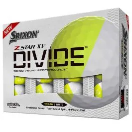 Srixon Z Star XV Divide Golf Balls - Prior Generation 3 Srixon Z Star XV Divide Golf Balls - Prior Generation